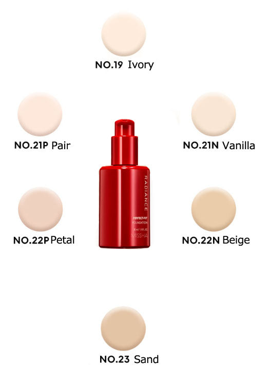 MISSHA - Radiance Perfect Fit Foundation - 6 Colors