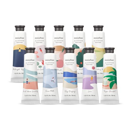 innisfree - Jeju Life Perfumed Hand Cream - 10 Types
