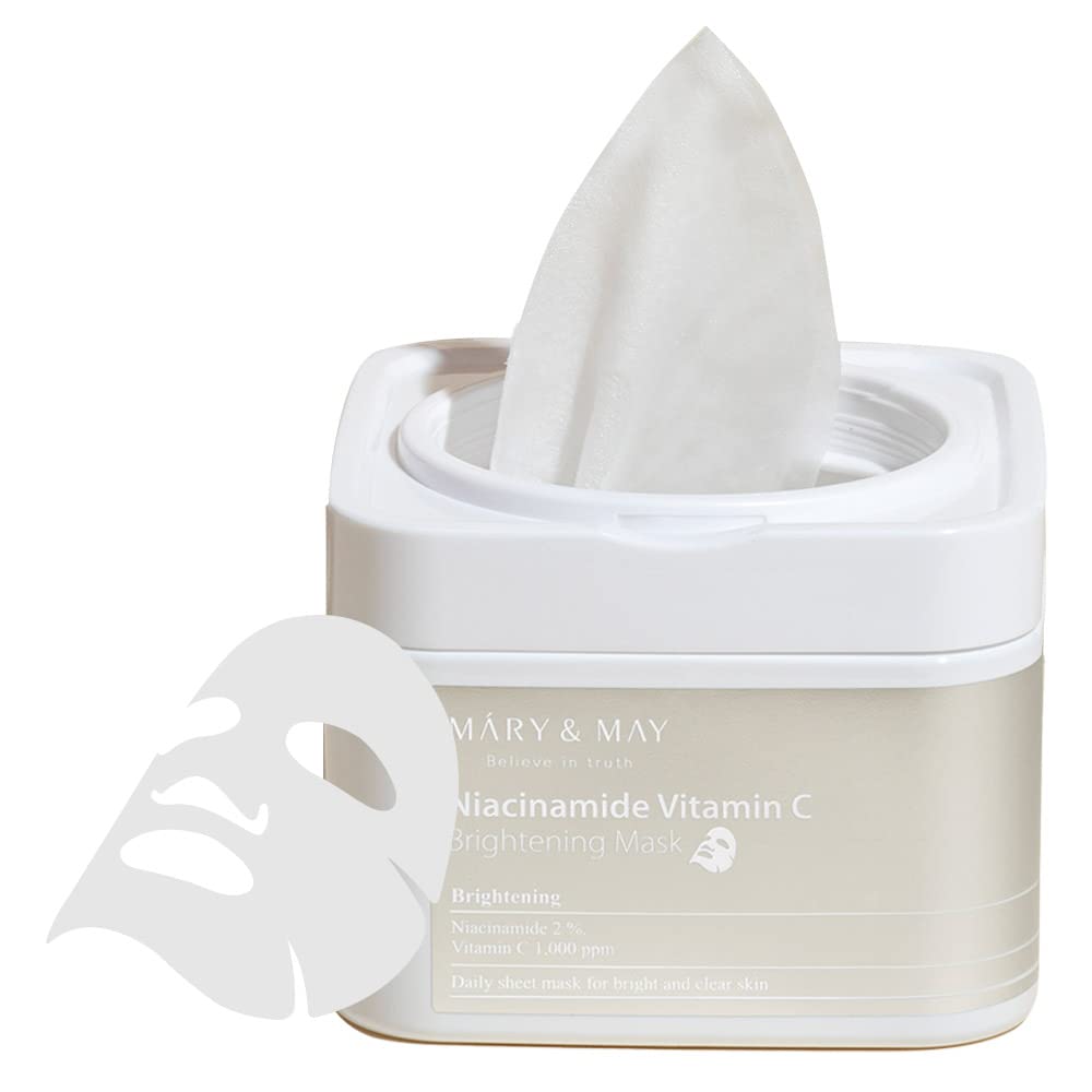 Mary&amp;May - Niacinamide Vitamin C Brightening Mask 