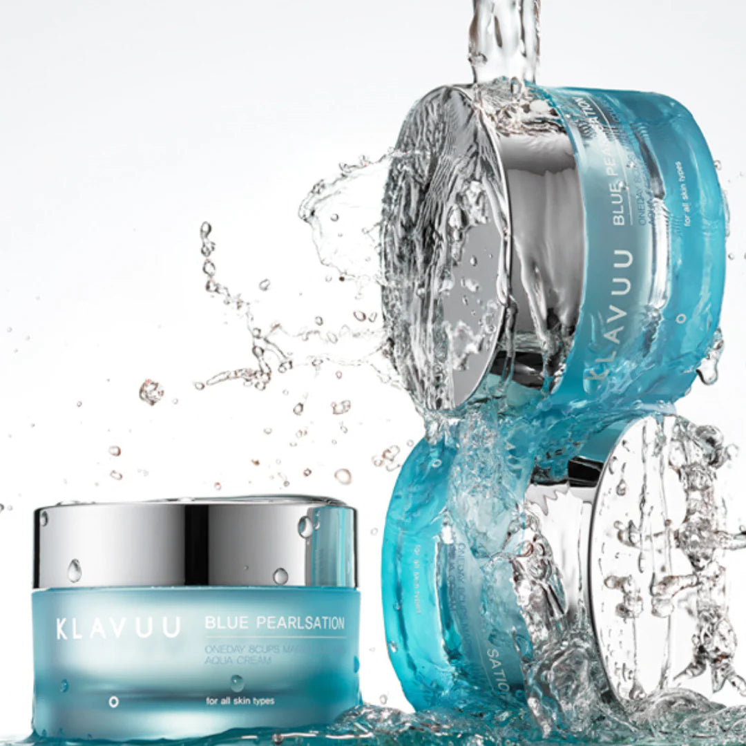 KLAVUU - Blue Pearlsation One Day 8 Cups Marine Collagen Aqua Cream - 50ml