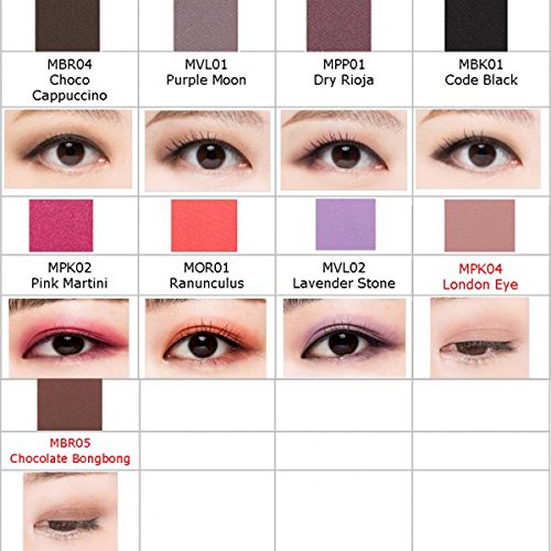 MISSHA - Modern Shadow Matte - 30 Colors