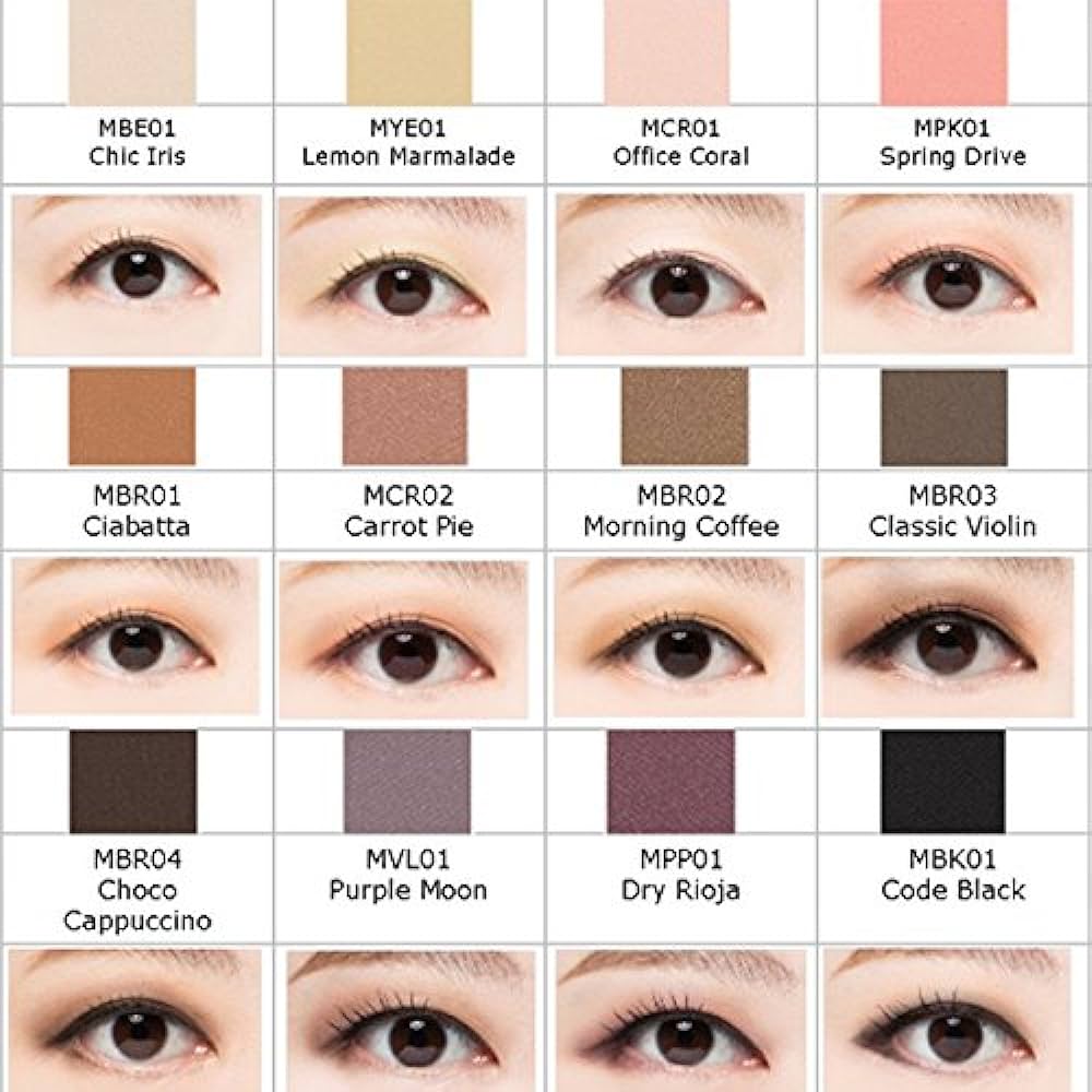 MISSHA - Modern Shadow Matte - 30 Colors