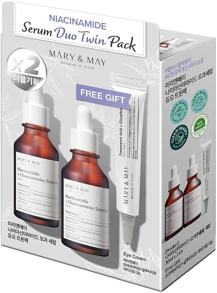 Mary&amp;May - Niacinamide Serum Duo Twin Pack