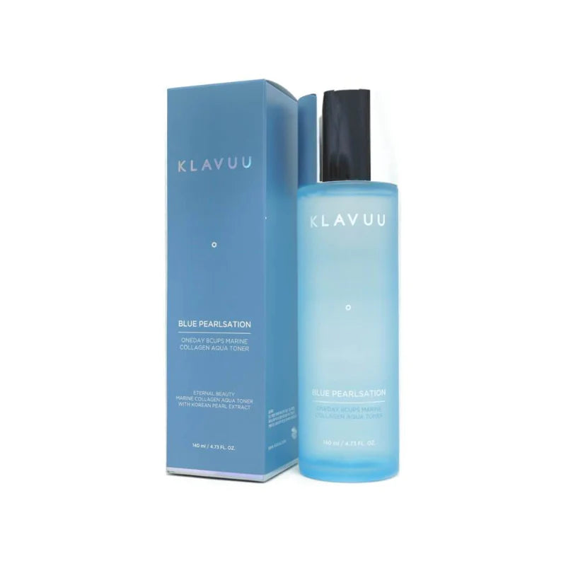 KLAVUU - Blue Pearlsation One Day 8 Cups Marine Collagen Aqua Toner - 140ml
