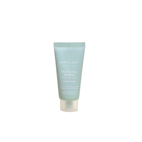 Mary&amp;May - Cica Tea Tree Soothing Wash Off Mask Pack Mini 