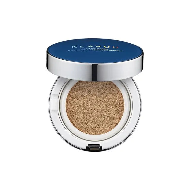 KLAVUU - Blue Pearlsation High Coverage Marine Collagen Aqua Cushion SPF50+ PA+++ 12g