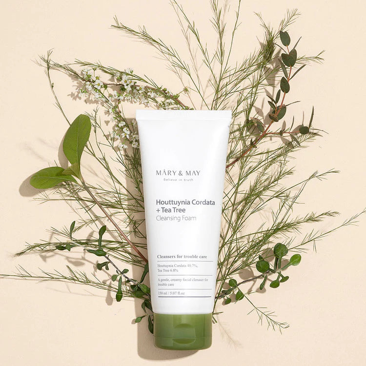 Mary&amp;May - Houttuynia Cordata + Tea Tree Cleansing Foam - 150ml 