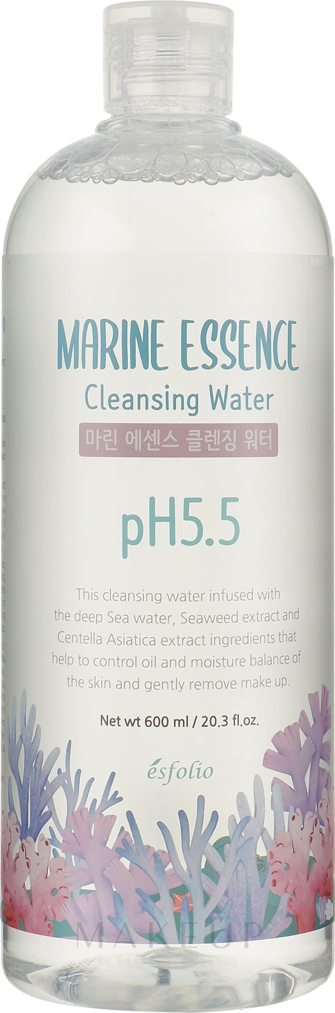esfolio - pH 5.5 Marine Essence Cleansing Water - 600ml