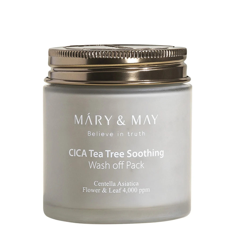 Mary&amp;May - Cica Tea Tree Soothing Wash Off Mask Pack 