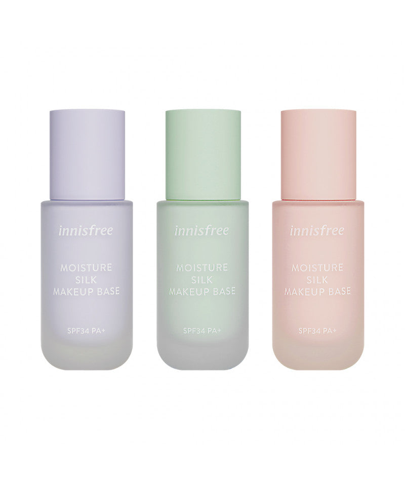 innisfree - Moisture Silk Makeup Base - 3 Colors