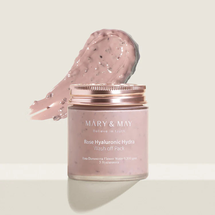 Mary&amp;May - Rose Hyaluronic Hydra Wash Off Mask Pack 