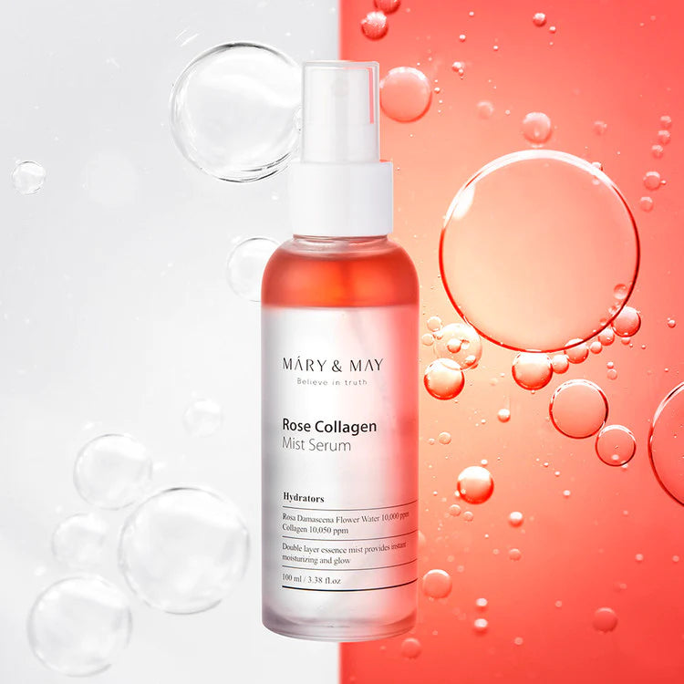 Mary&amp;May - Rose Collagen Mist Serum - 100ml 