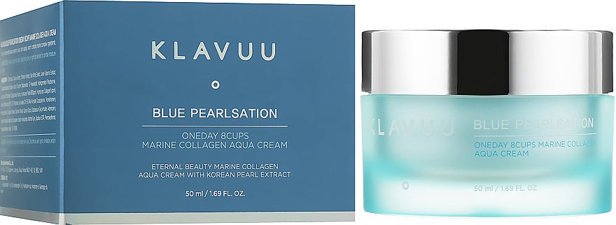 KLAVUU - Blue Pearlsation One Day 8 Cups Marine Collagen Aqua Cream - 50ml