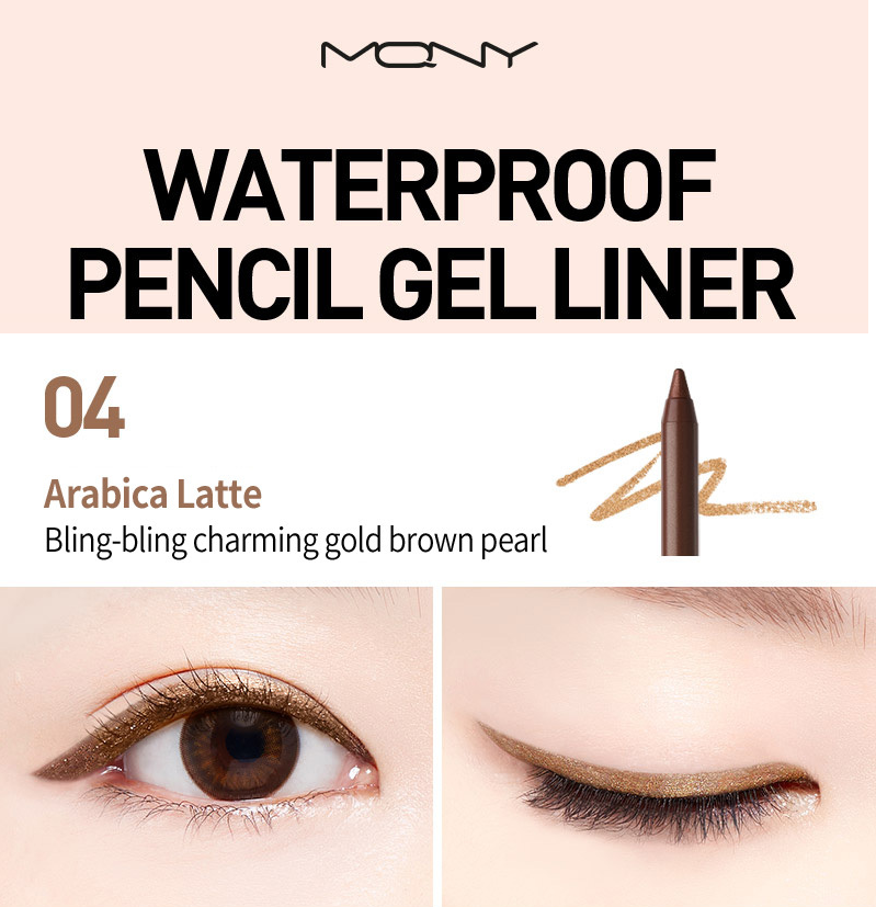 MACQUEEN - The Big Waterproof Pencil Gel Liner - 10 Colors