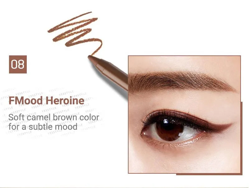 MACQUEEN - The Big Waterproof Pencil Gel Liner - 10 Colors