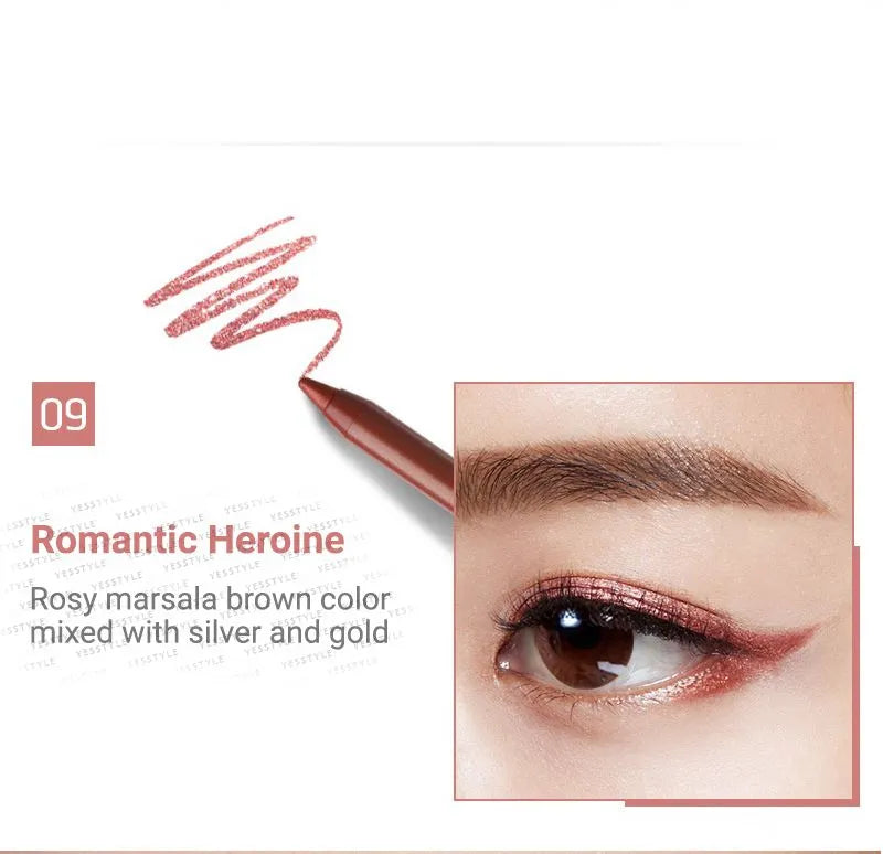 MACQUEEN - The Big Waterproof Pencil Gel Liner - 10 Colors