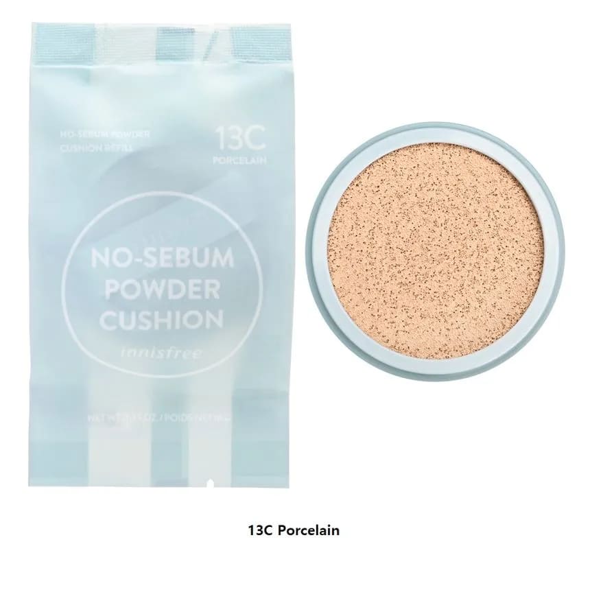 innisfree - No-Sebum Powder Cushion Refill Only - 5 Colors