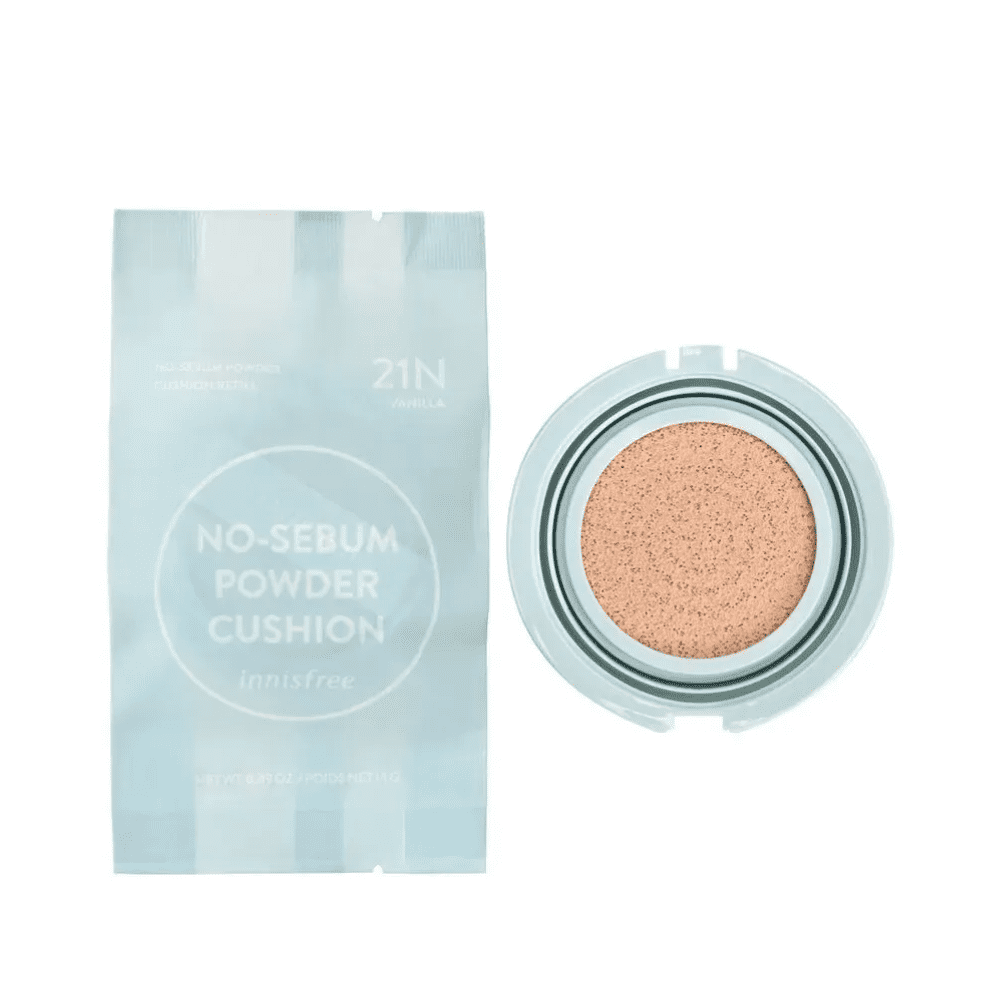 innisfree - No-Sebum Powder Cushion Refill Only - 5 Colors