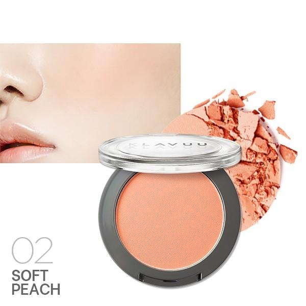 KLAVUU - Urban Pearlsation Natural Powder Blusher - 5 Colors