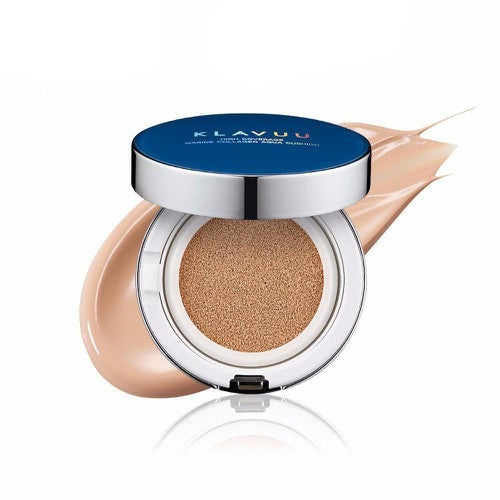 KLAVUU - Blue Pearlsation High Coverage Marine Collagen Aqua Cushion SPF50+ PA+++ 12g